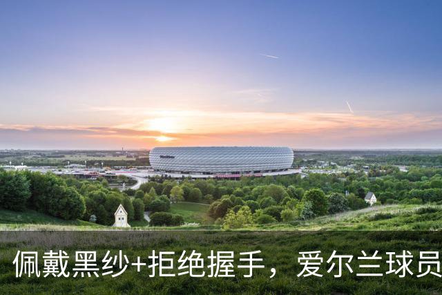 佩戴黑纱+拒绝握手，爱尔兰球员在以色列国歌奏响时低头静默