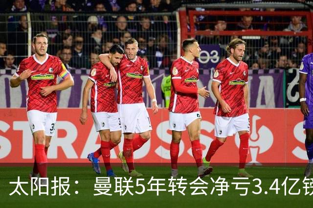 太阳报：曼联5年转会净亏3.4亿镑垫底欧洲