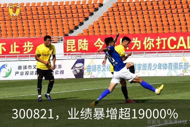 300821，业绩暴增超19000%